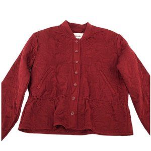 Little Moon Red Bomber Jacket | Versatile for All Seasons